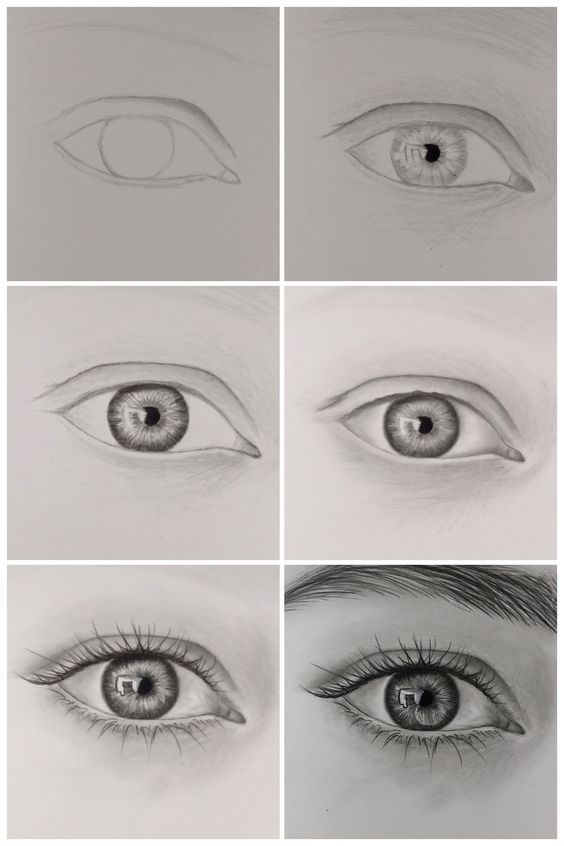Realistic Eye Coloring Page