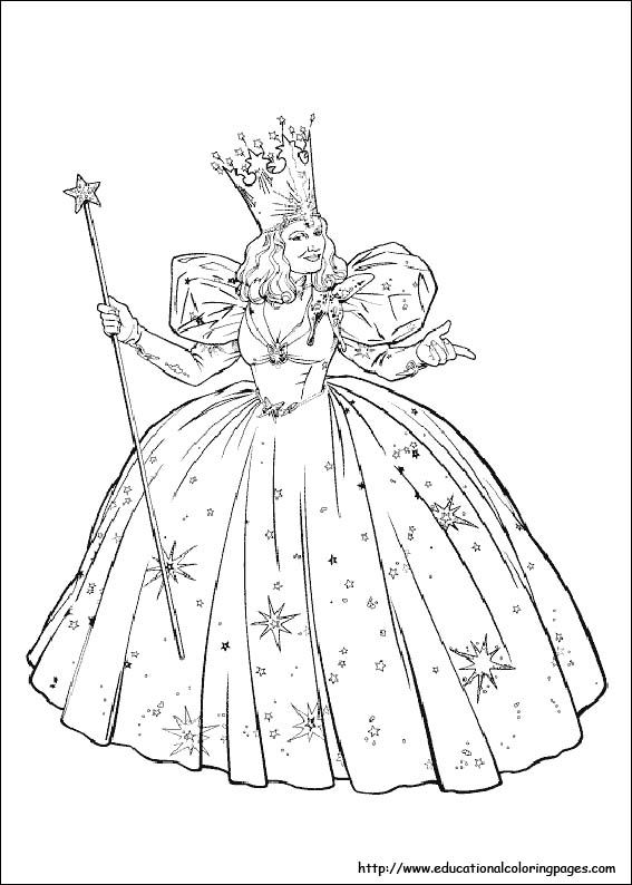 Wicked Witch Wizard Of Oz Coloring Pages