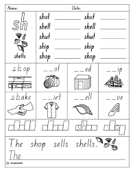 Digraphs Worksheets For Kindergarten Pdf