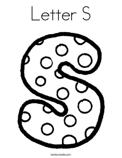 Printable Letter S Coloring Pages