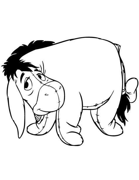 Happy Eeyore Coloring Pages