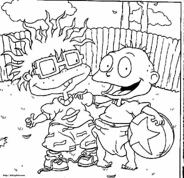 Chucky Rugrats Coloring Pages