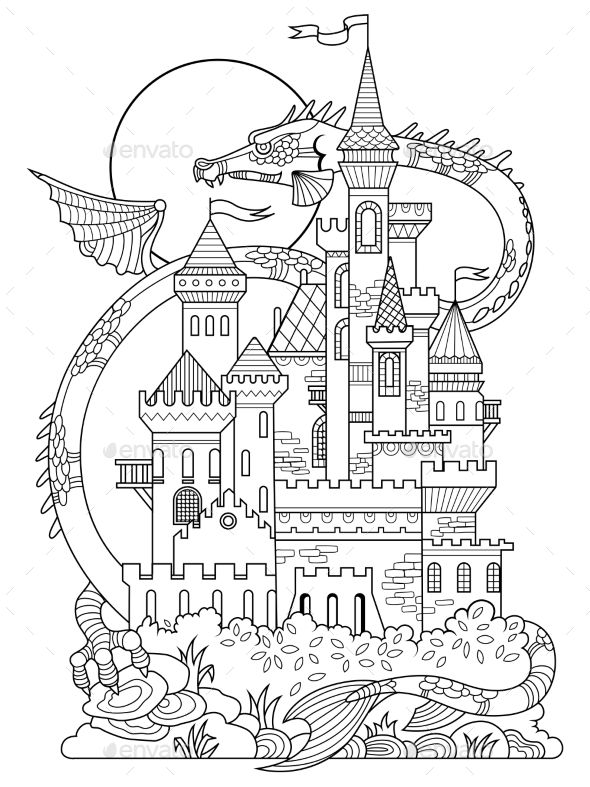 Coloring Castle Pages