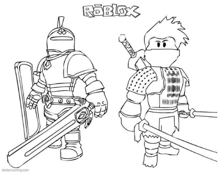 Roblox Coloring Pages For Kids