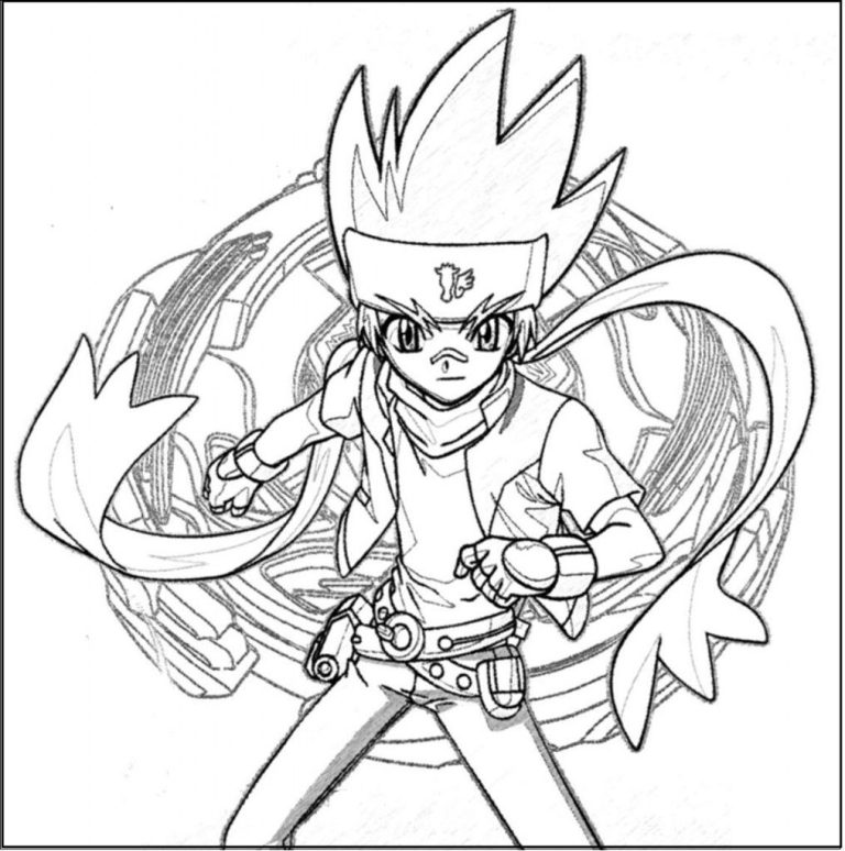 Beyblade Burst Coloring Pages Free