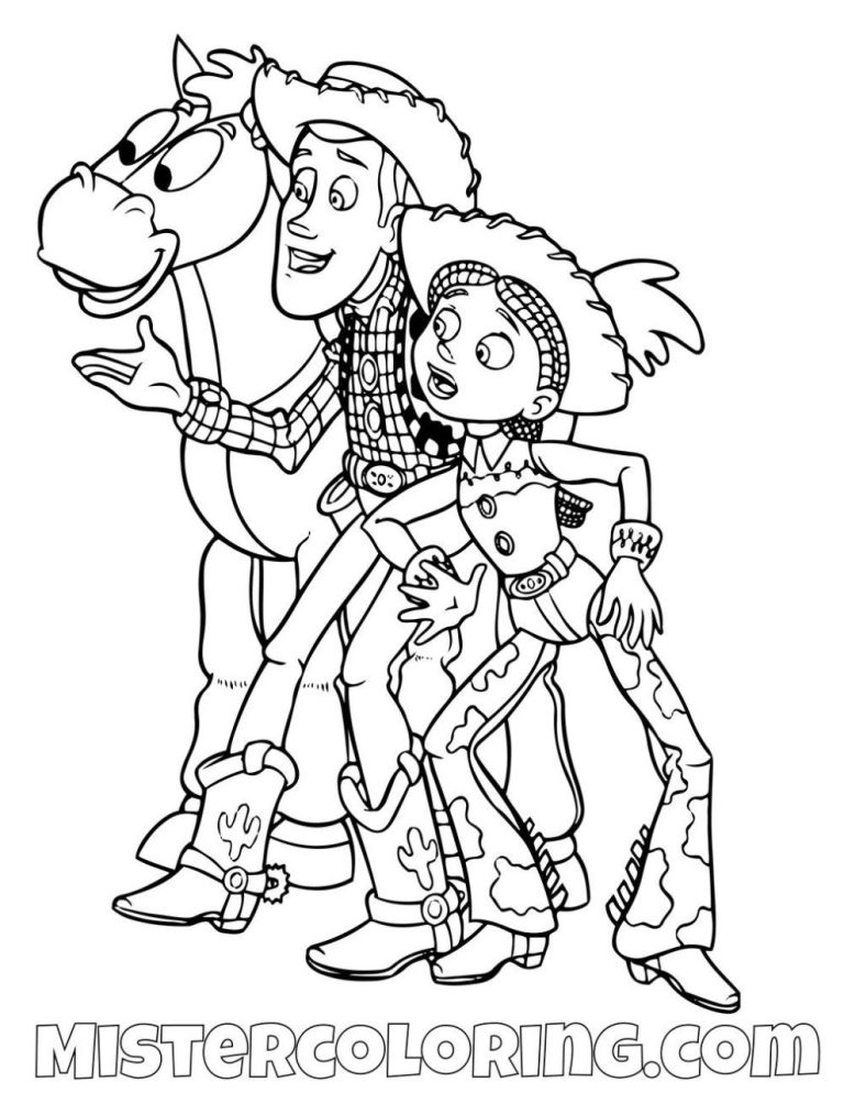 Sheriff Woody Coloring Pages