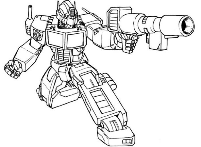 Transformers Coloring Pages For Kids