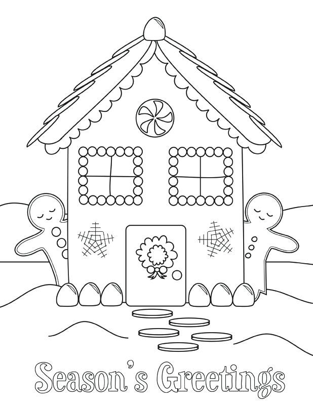 December Coloring Pages For Adults