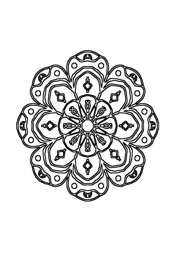 Easy Therapeutic Coloring Pages
