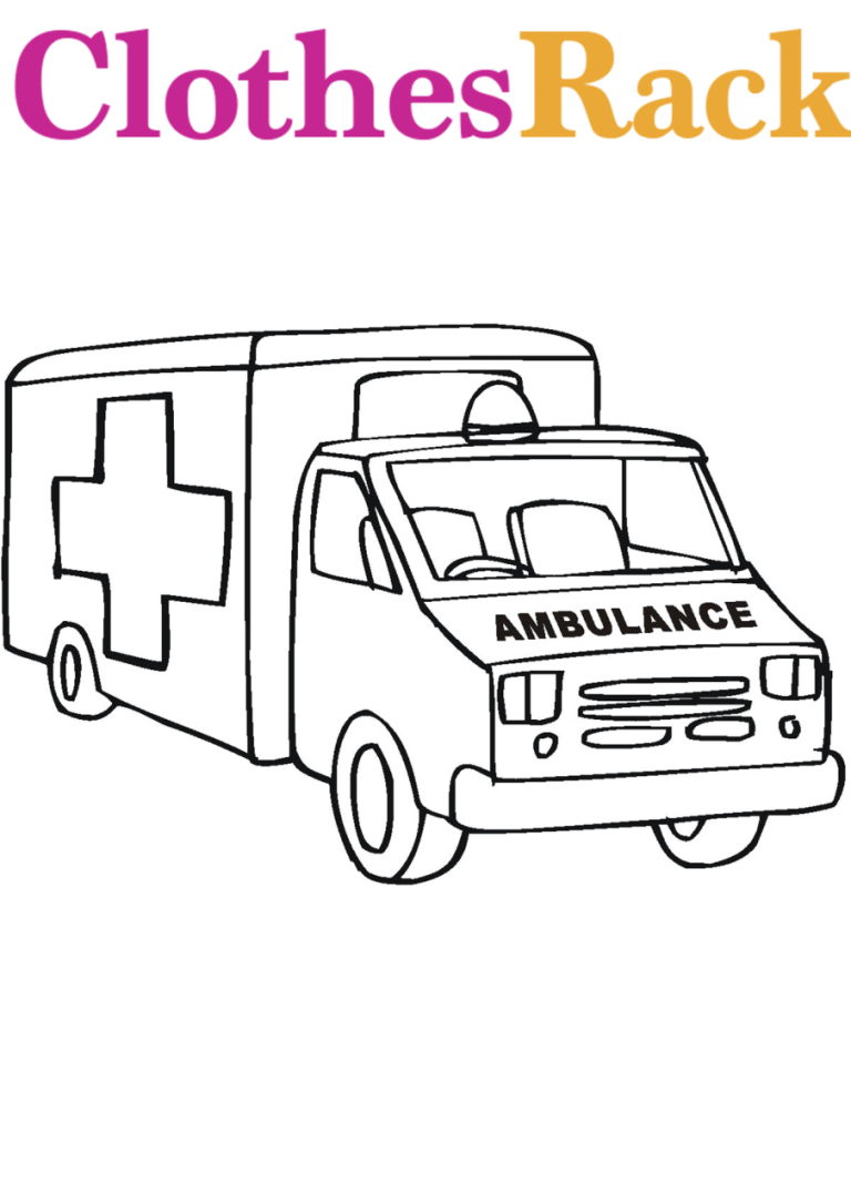 Fire Truck Ambulance Coloring Pages