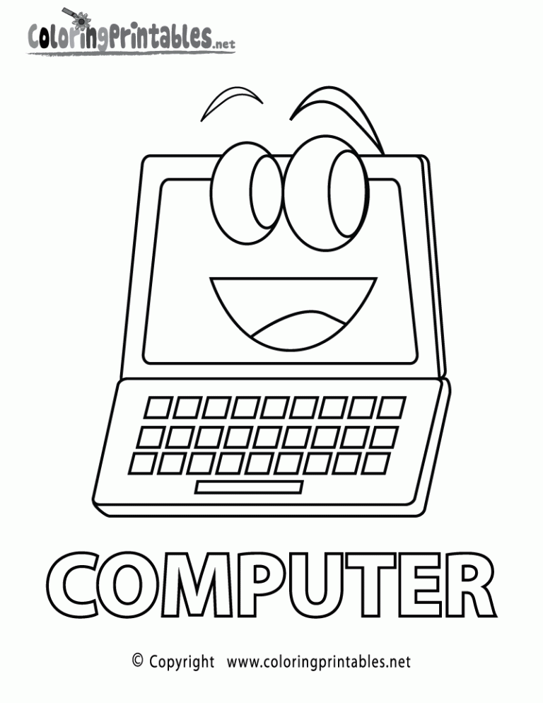 Technology Computer Coloring Pages