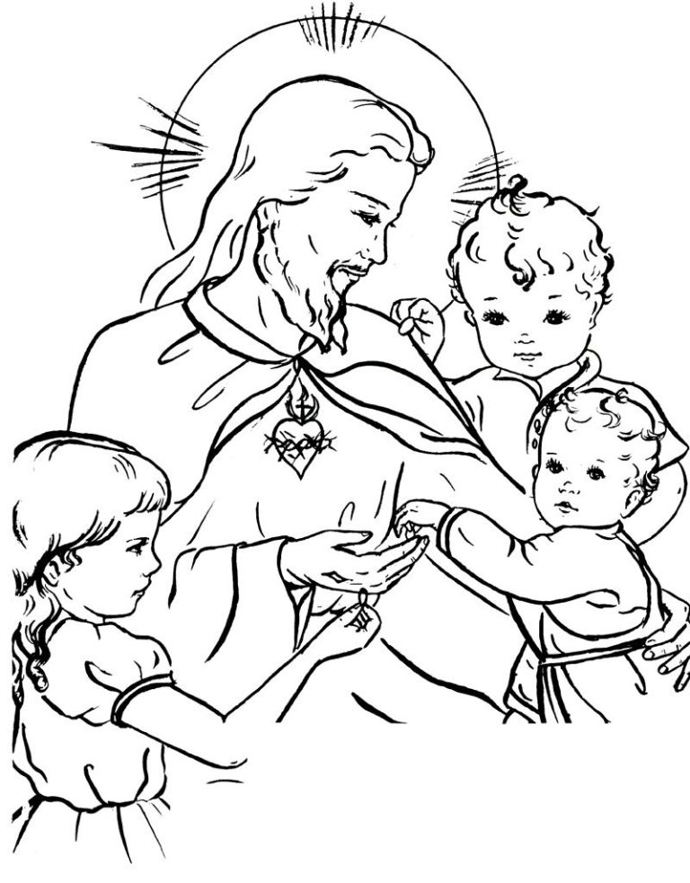 Catholic Coloring Pages For Kindergarten