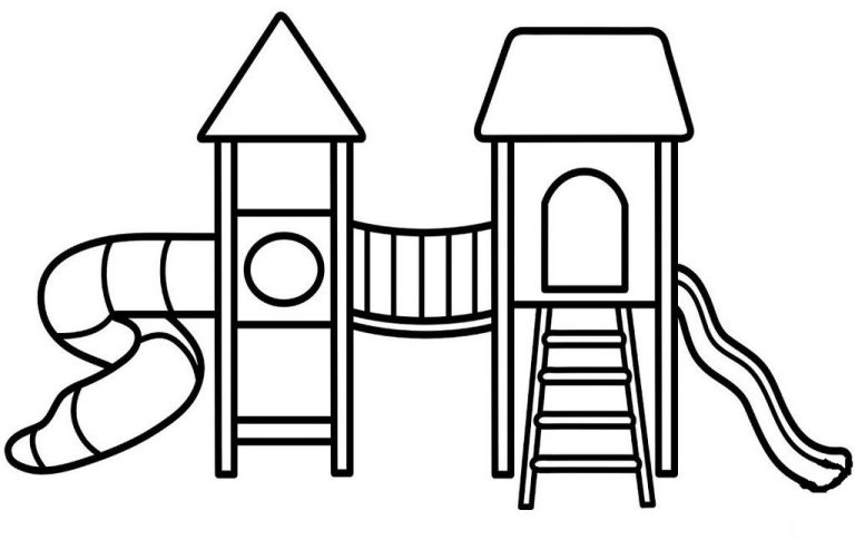 Coloring Sheet Playground Coloring Pages