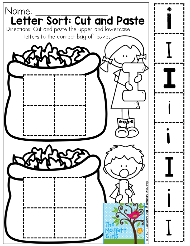 Free Printable Letter U Cut And Paste Worksheets