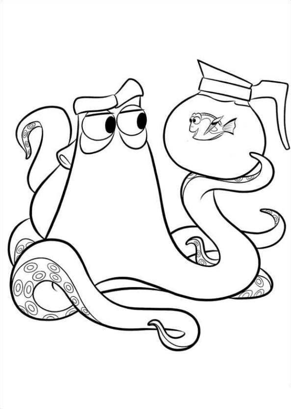 Dory Coloring Pages Printable