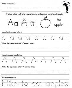 Free Practice Sheets For Writing Letters