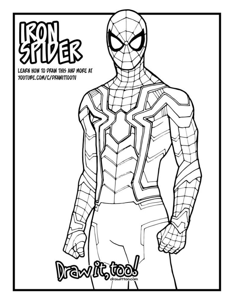 Spider Man Infinity War Coloring Pages