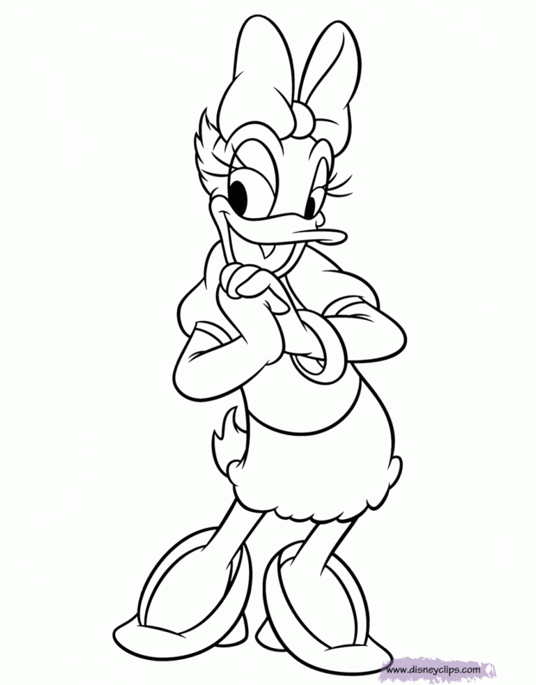Daisy Coloring Pages Disney