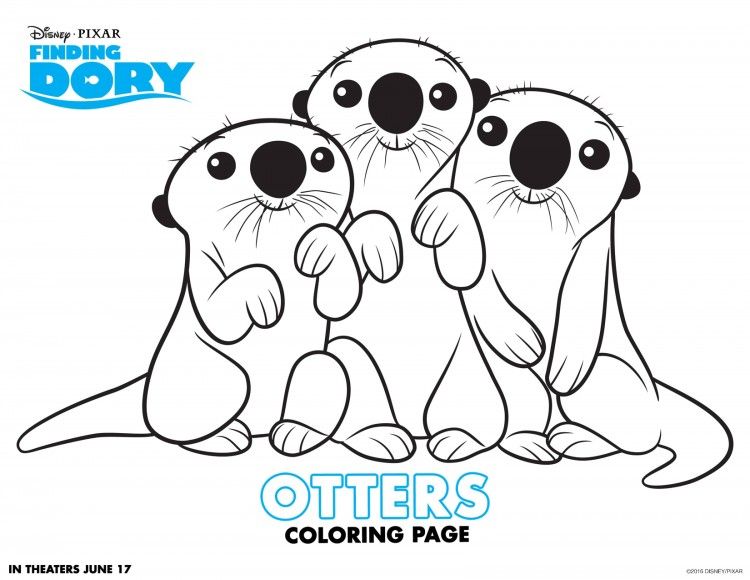 Dory Coloring Pages Free