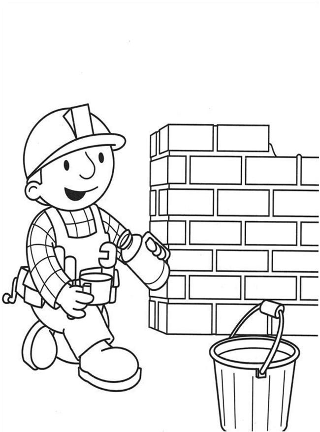 Construction Bob The Builder Coloring Pages