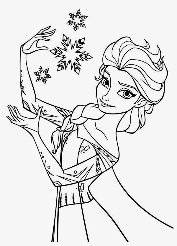 Frozen Printable Coloring Pages Disney