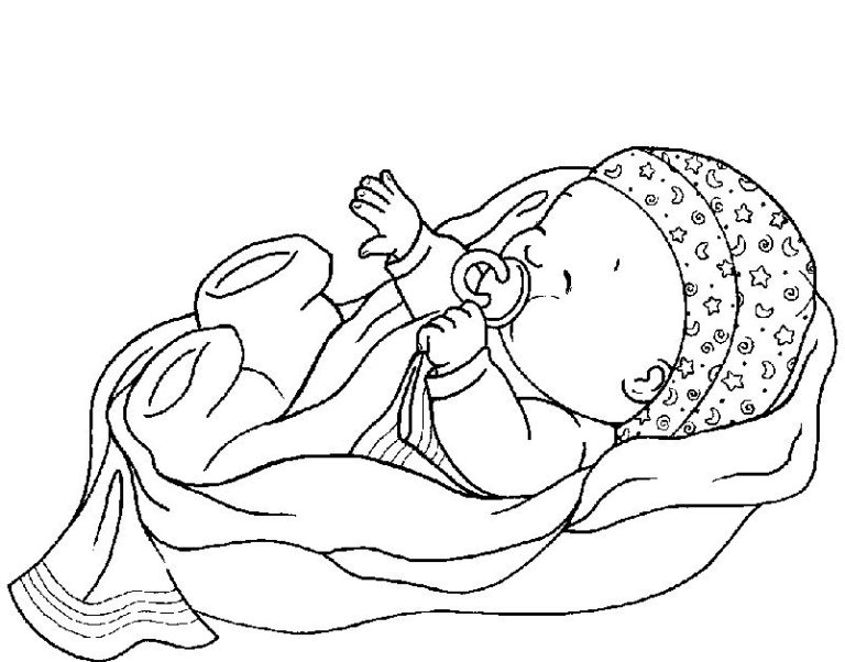 Baby Colouring Pages For Kids