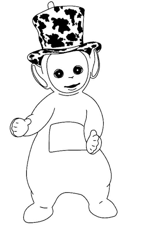 Dipsy Teletubbies Coloring Pages