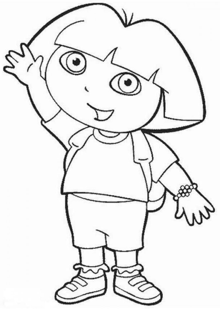 Dora Colouring Pages Printable