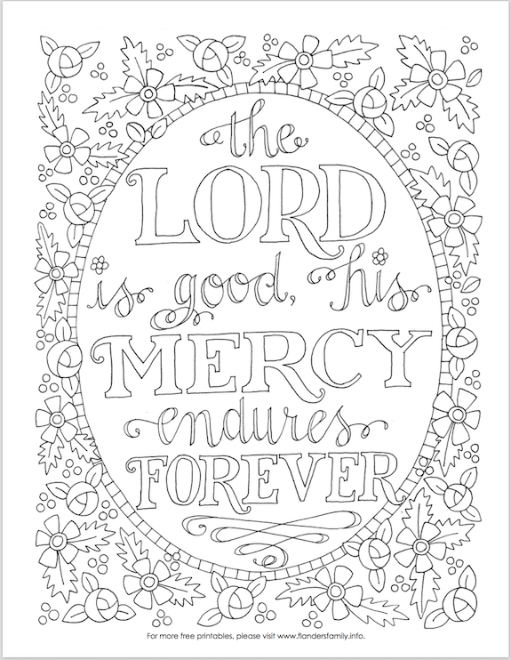 Bible Scripture Coloring Pages