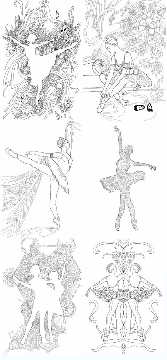 Dance Coloring Pages For Adults