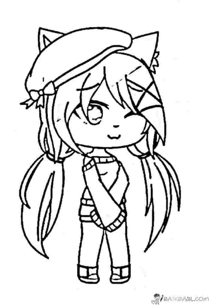 Coloring Book Pictures Of Gacha Life Characters