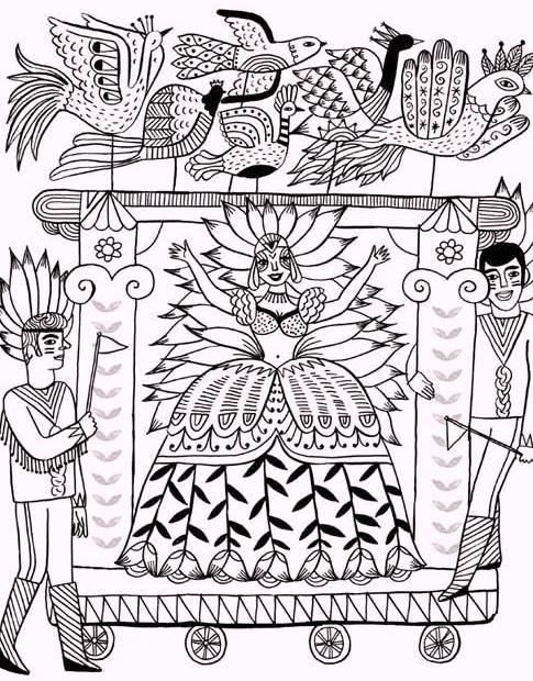 Brazil Carnival Coloring Pages