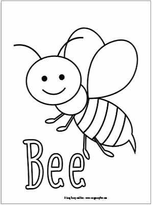 Easy Coloring Sheets For Kids
