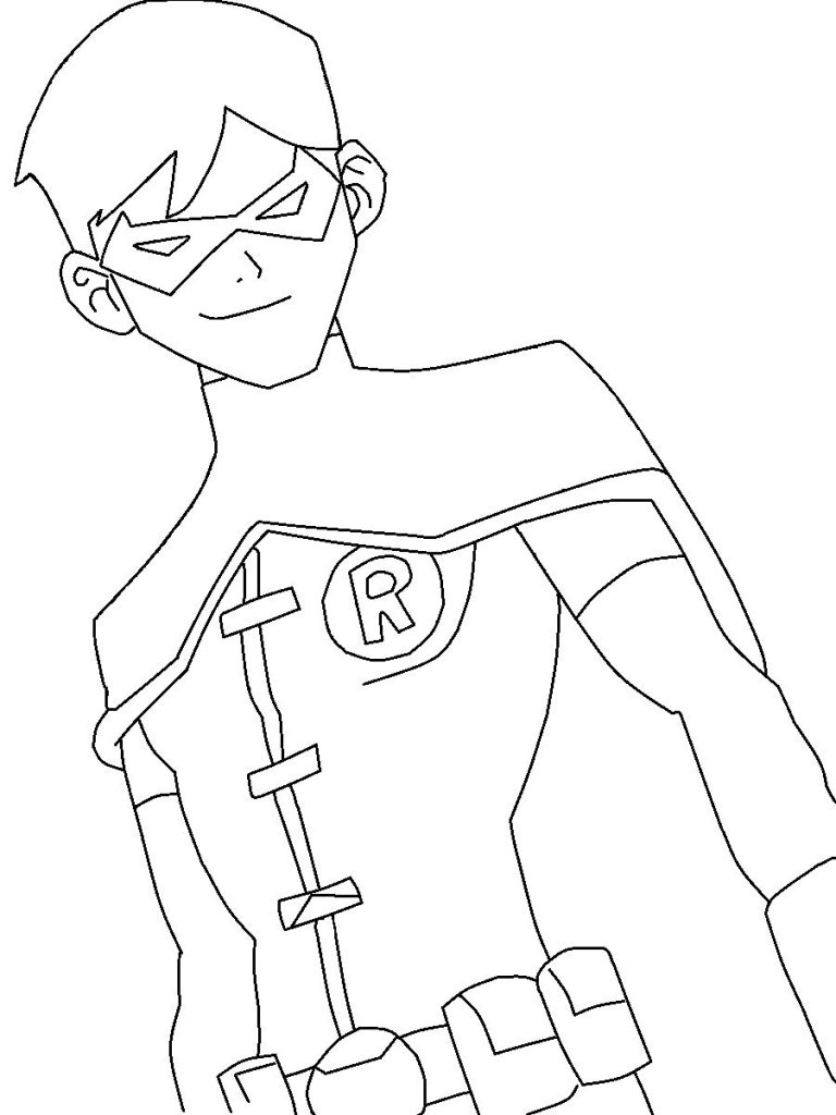 Robin Coloring Pages For Kids
