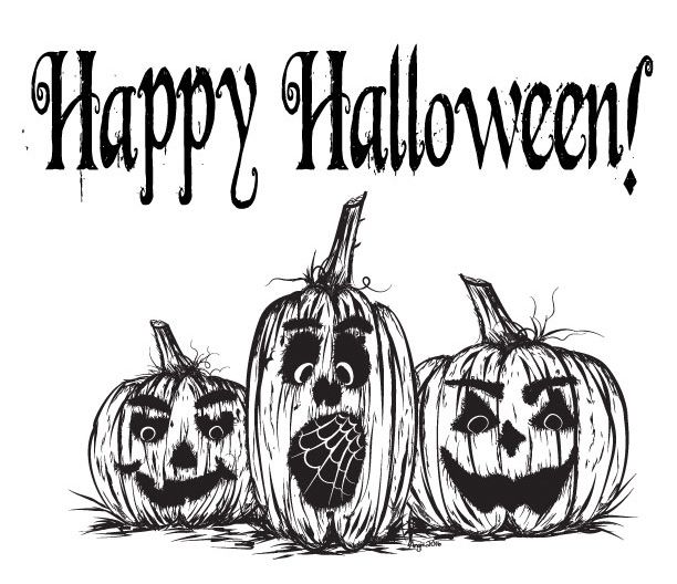 Scary Jack O Lantern Coloring Pages