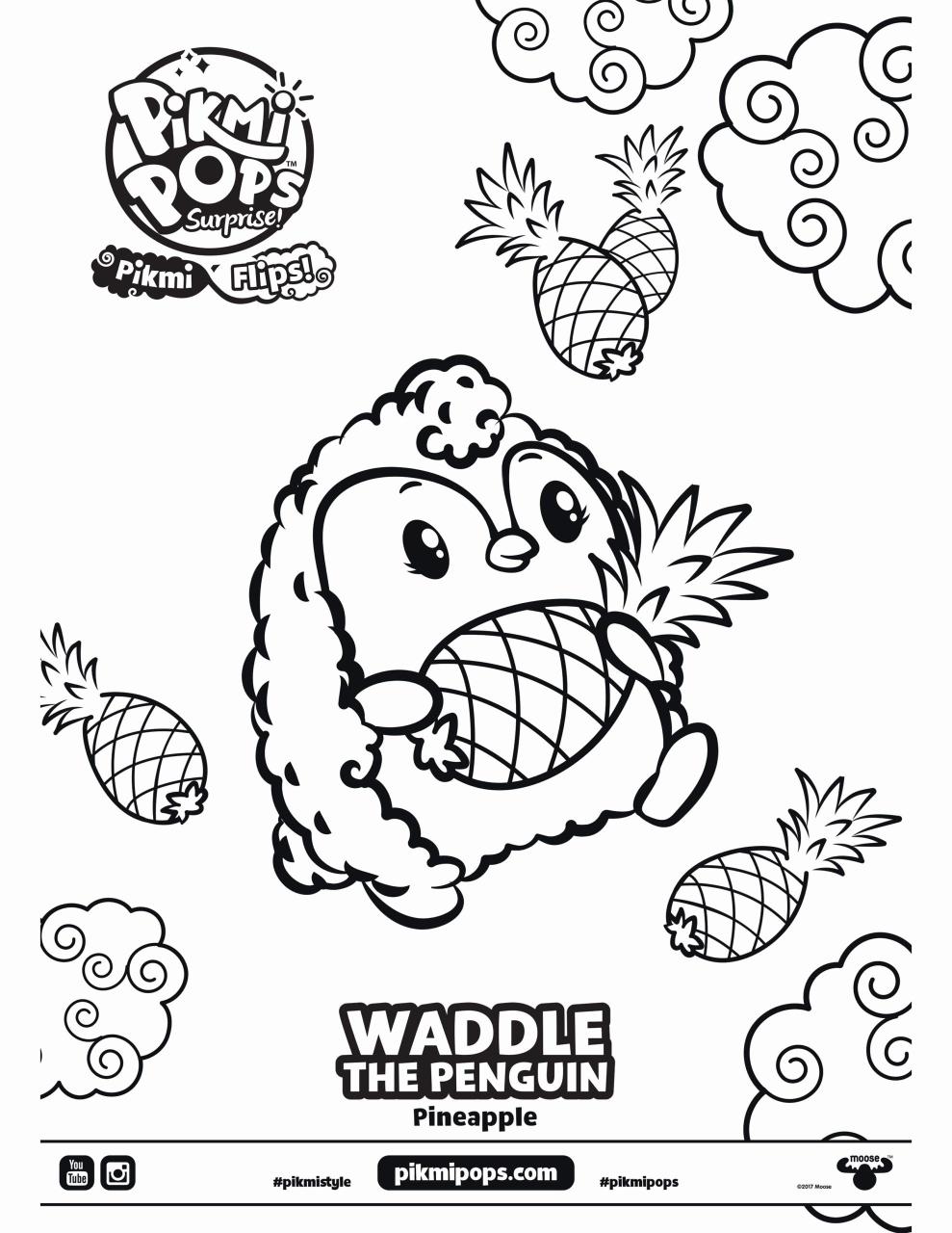 Animal Pikmi Pops Coloring Pages