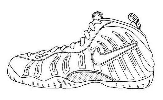 Nike Shoes Coloring Pages