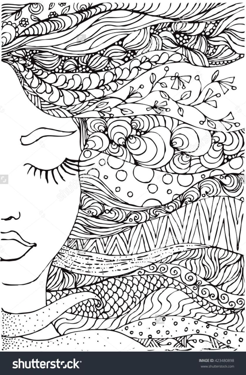 Mandala Doodle Art Coloring Pages