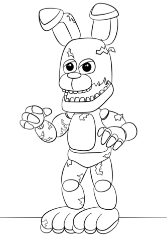 Fnaf Colouring Pages Free