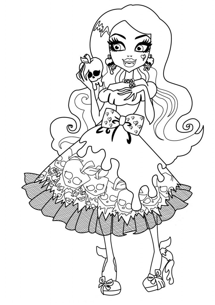 Monster High Coloring Pages Cat