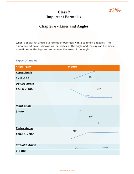 Lines And Angles Class 9 Worksheet Pdf With Answers