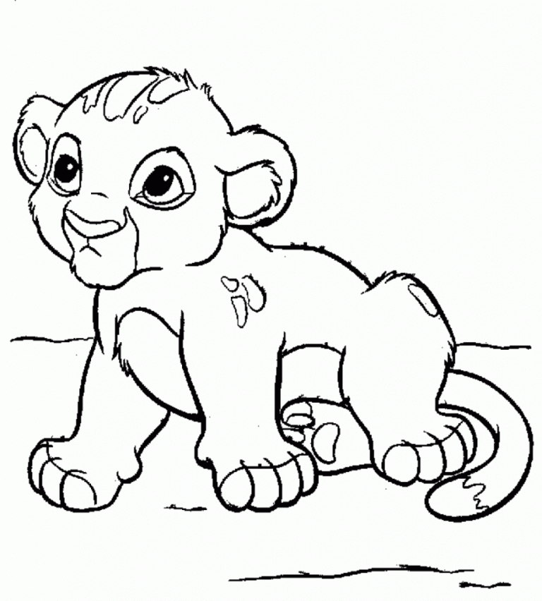 Simba Coloring Pages To Print