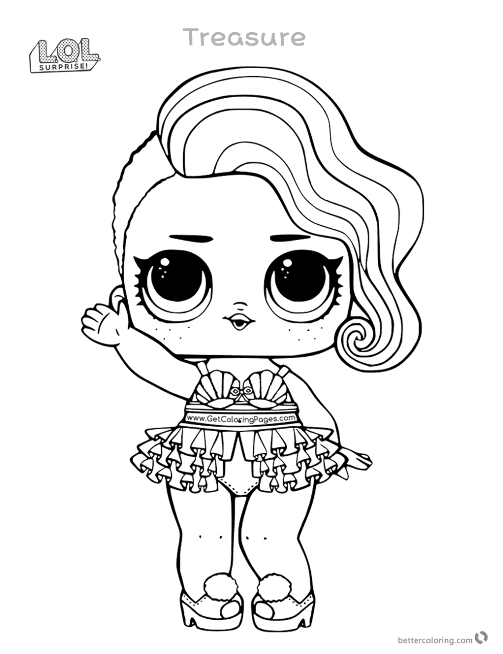 Lol Dolls Colouring Pages Printable