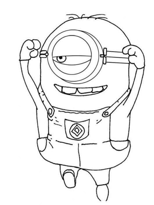 Vector Despicable Me Coloring Pages