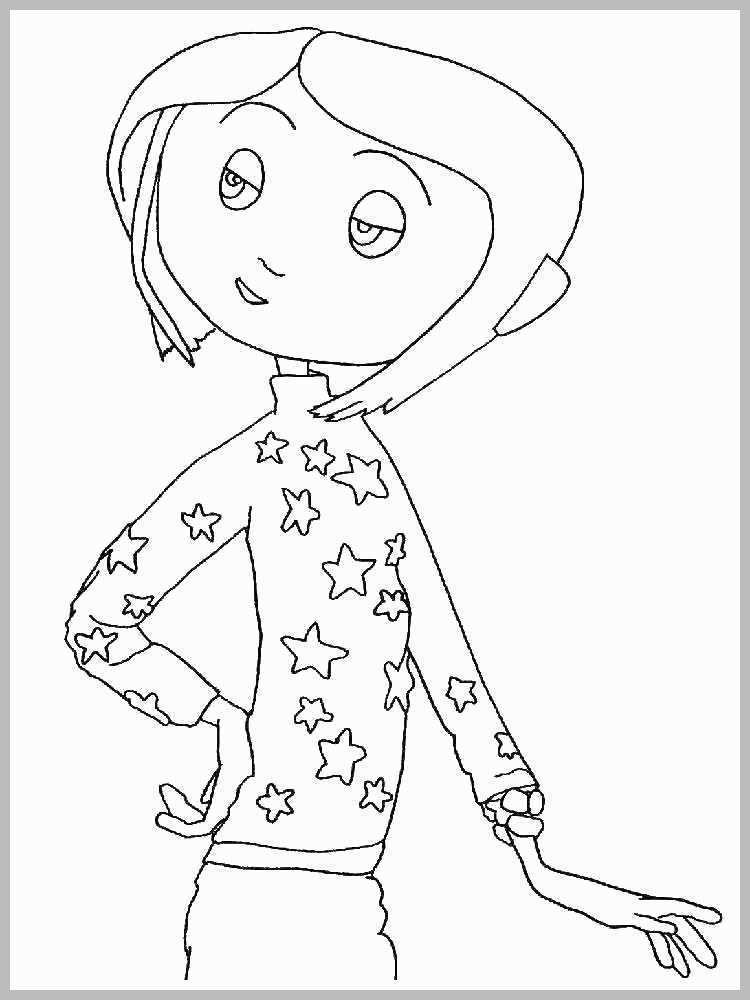 Coraline Coloring Pages Printable