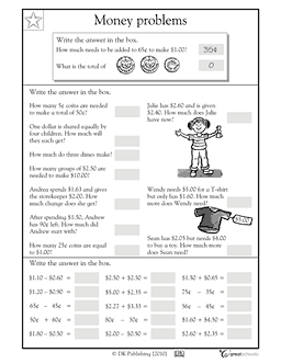 6th Grade Money Math Worksheets