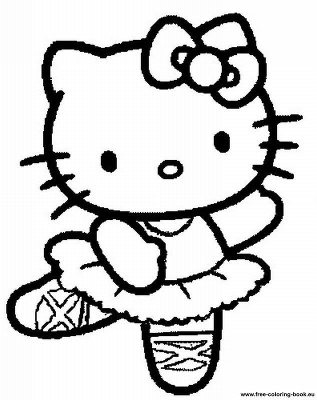 Hello Kitty Pictures To Color And Print