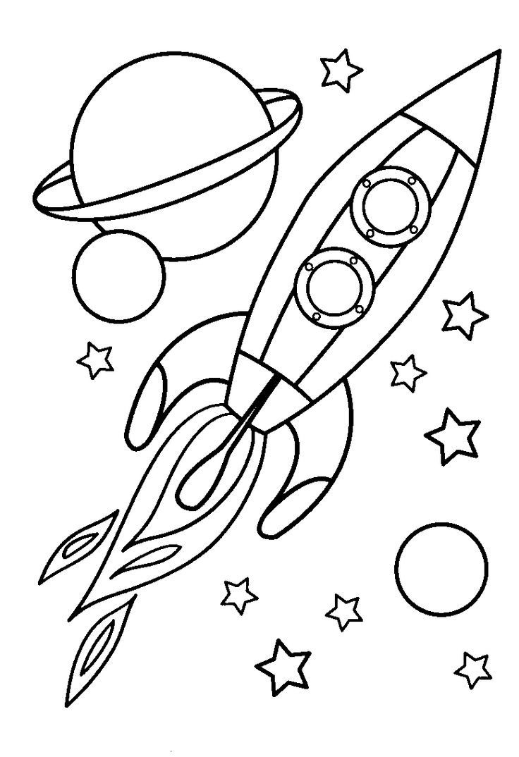 Free Spaceship Coloring Pages