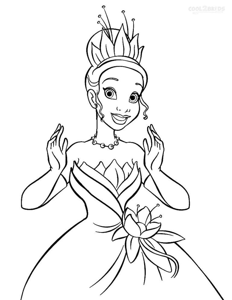 Princess And The Frog Characters Coloring Pages