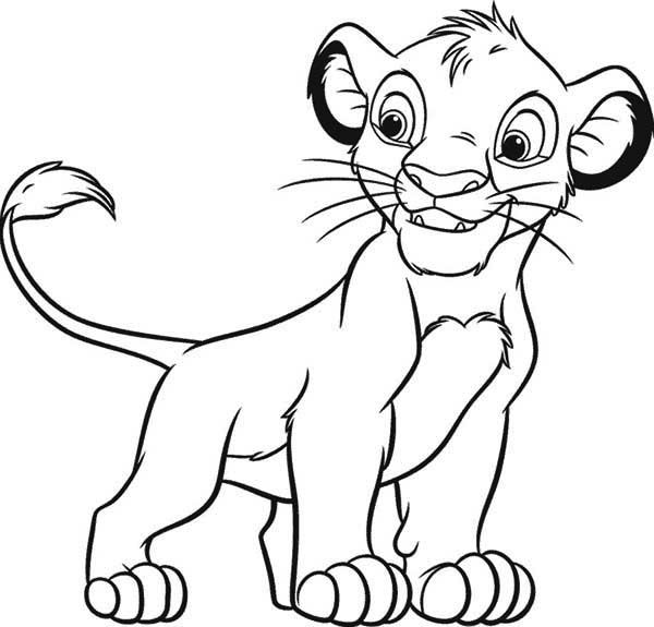 Simba Coloring Pages Free